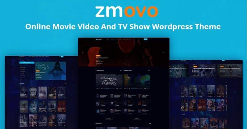 Zmovo WordPress movie theme.