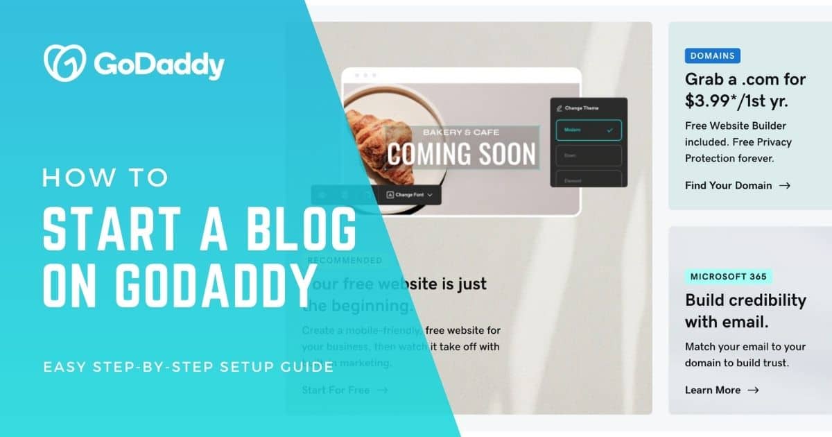 how to start a blog on godaddy